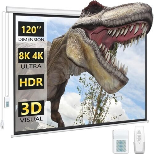 Electric Projector Screen 243 x 243 cm