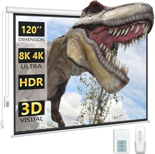 Electric Projector Screen 243 x 243 cm