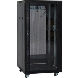 22U Mesh-door network data Cabinet – 600mm x 600mm with cooling fans