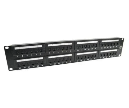 D-Link 48 Port Cat6 Unshielded Fully Loaded Punch Down Patch panel