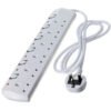 Jsb 6 way Extension 10 meter with Surge Protector