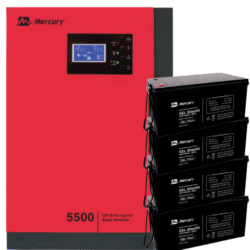 Mercury 5.5kva Solar Hybrid Inverter MPPT 48v Complete Inverter System