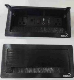 Multifunction Flip-Up Socket Black