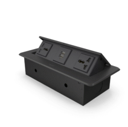 Multifunction Flip-Up Socket both Silver & Black