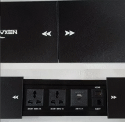 Multifunction Slide Cover Socket black
