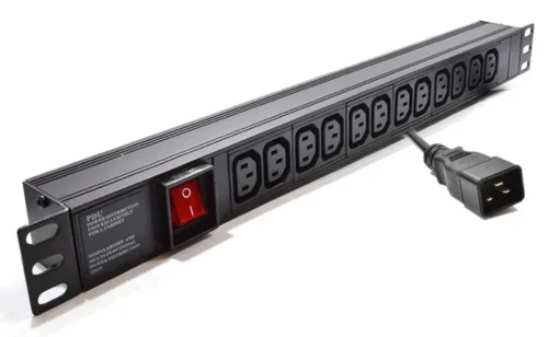 12 Way 1U Horizontal Mount PDU Server Rack
