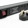 9 ways PDU standard sockets with on-off switch