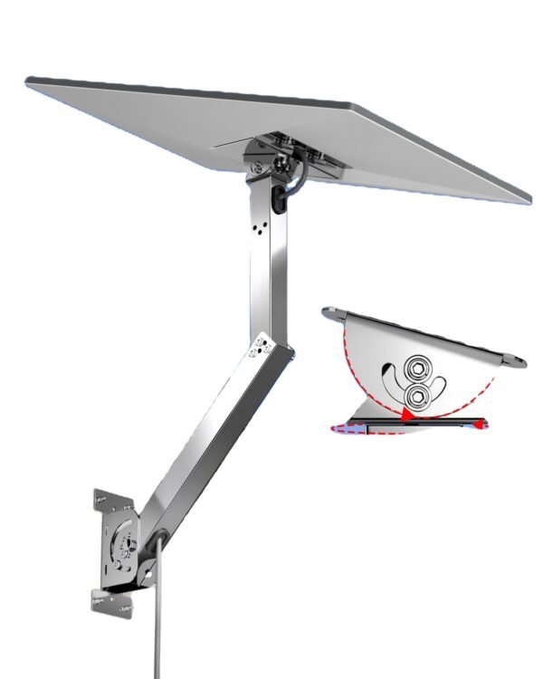 Starlink Gen 3 Adjustable Mount Kit Stainless Steel Pipe Adapter Wall Roof