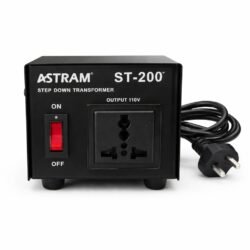 Astram 200W Step Down Transformer 220V to 110V